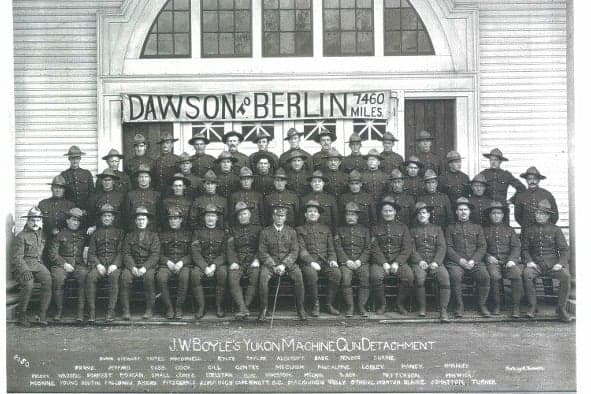 Yukon History Image: Boyles Yukon Gun Detachment