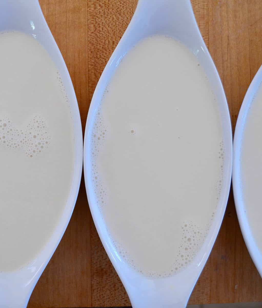 Ingredients for panna cotta