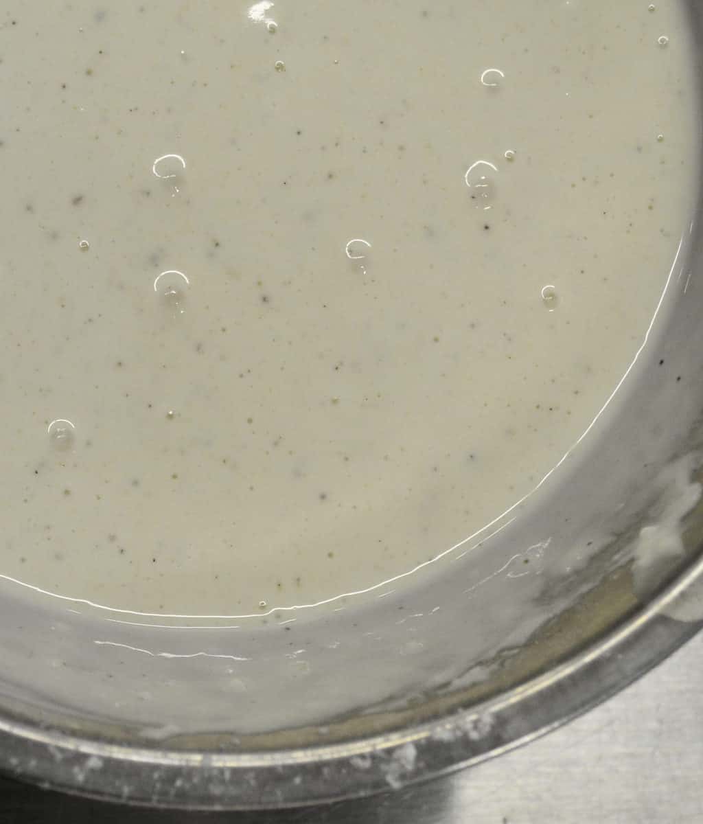 Crepe batter.