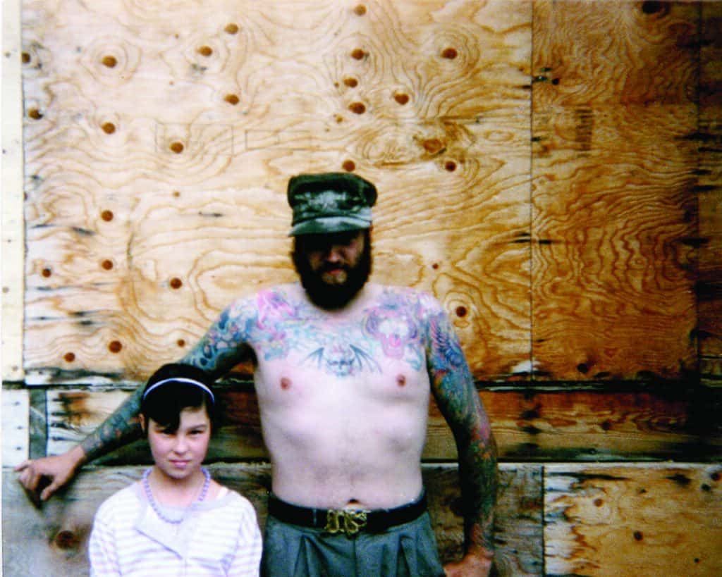 Mini-Fibi and Radio Rob in Tagish, circa 1988