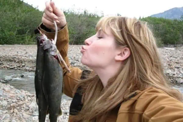 A Modern Day Klondike Kate: Fishing In Pink