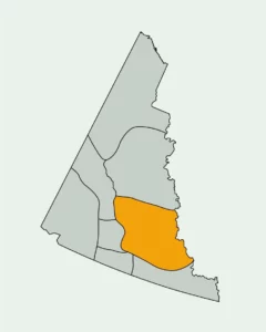 Yukon map with Campbell Region Highlighted